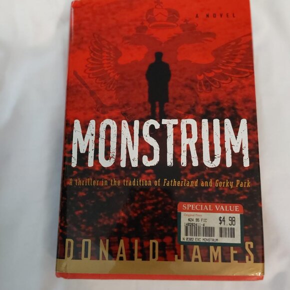 MONSTRUM by Donald James – Hard Back ISBN: 0679457704 – pre own - Picture 1 of 4